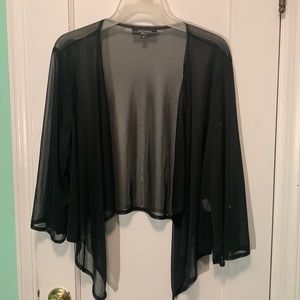 Sheer Black Shawl